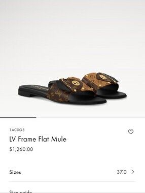LV Frame Flat Mule 37